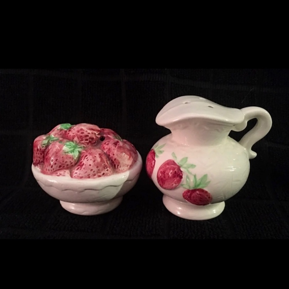 Strawberry & Cream Salt & Pepper Shakers